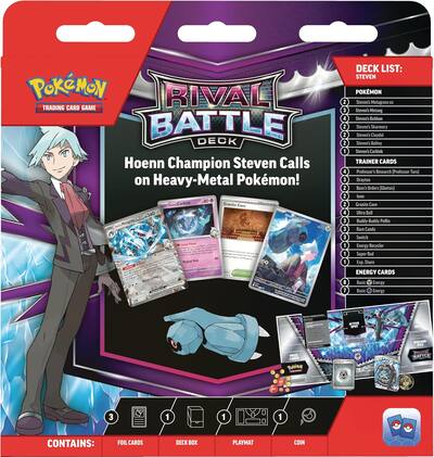 Pokemon TCG: Rival Battle Deck Steven (60 Cards) Pokemon TCG: Rival Battle Deck Steven (60 Cards)