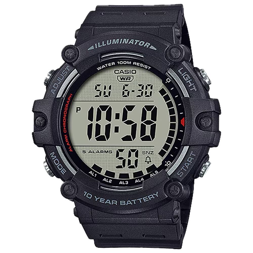 Casio - Men’s Digital Sport Watch with Dial - AE-1500WH-1AV - Black