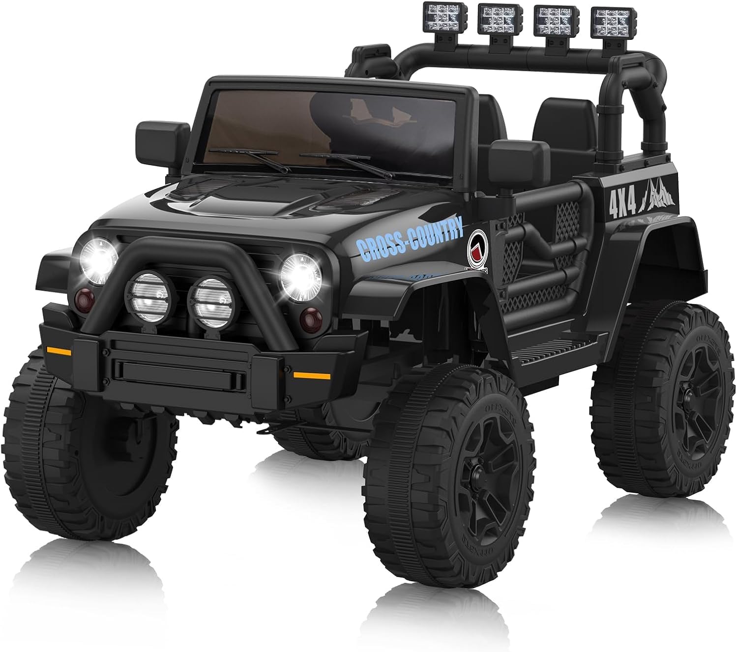 Homhougo - 12V Kids Electric Ride-On Truck Featuring a One-Button Start, Dual Doors, Remote Control Functionality price history on PriceWatchPro