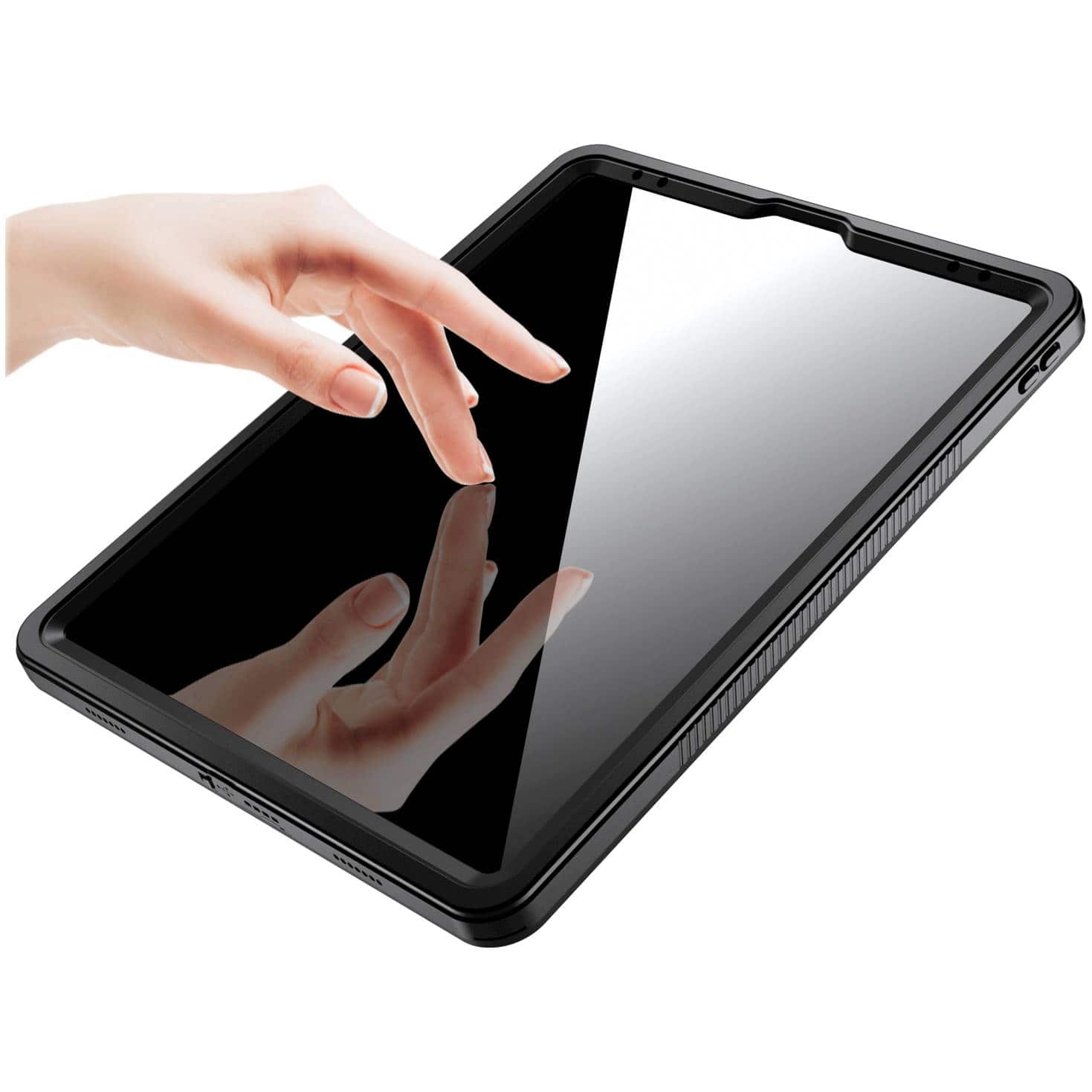 Alt View 13. SaharaCase - Water-Resistant Case for Apple iPad Pro 12.9 (4th, 5th, and 6th Gen 2020-2022) - Black.