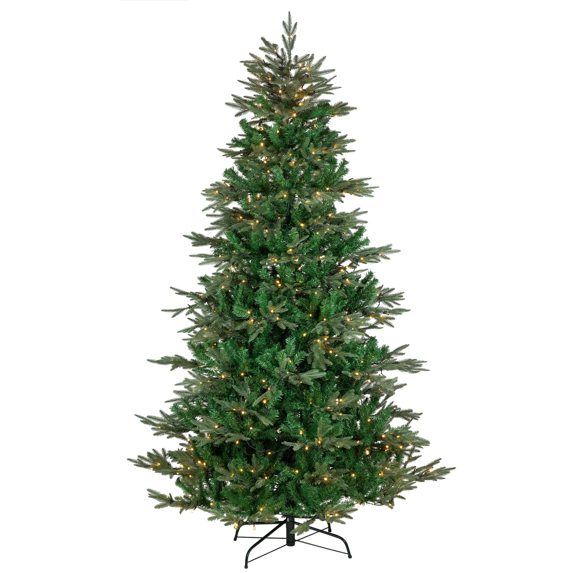 GKI/Bethlehem Lighting - Pre-Lit Extend-A-Tree Adjustable Artificial Christmas Tree - 6' to 9' - Clear Lights - Green