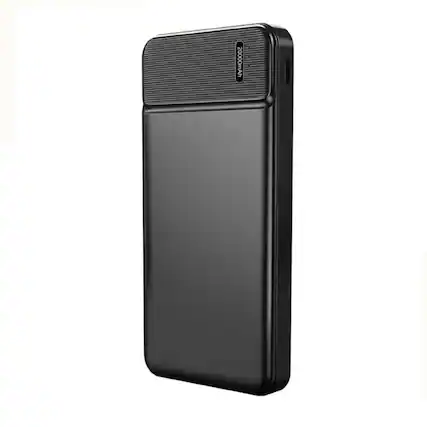 Front. Kitcheniva - 20000mAh Fast Charge Power Bank High Capacity Portable Charger For Outdoor Use - Black.