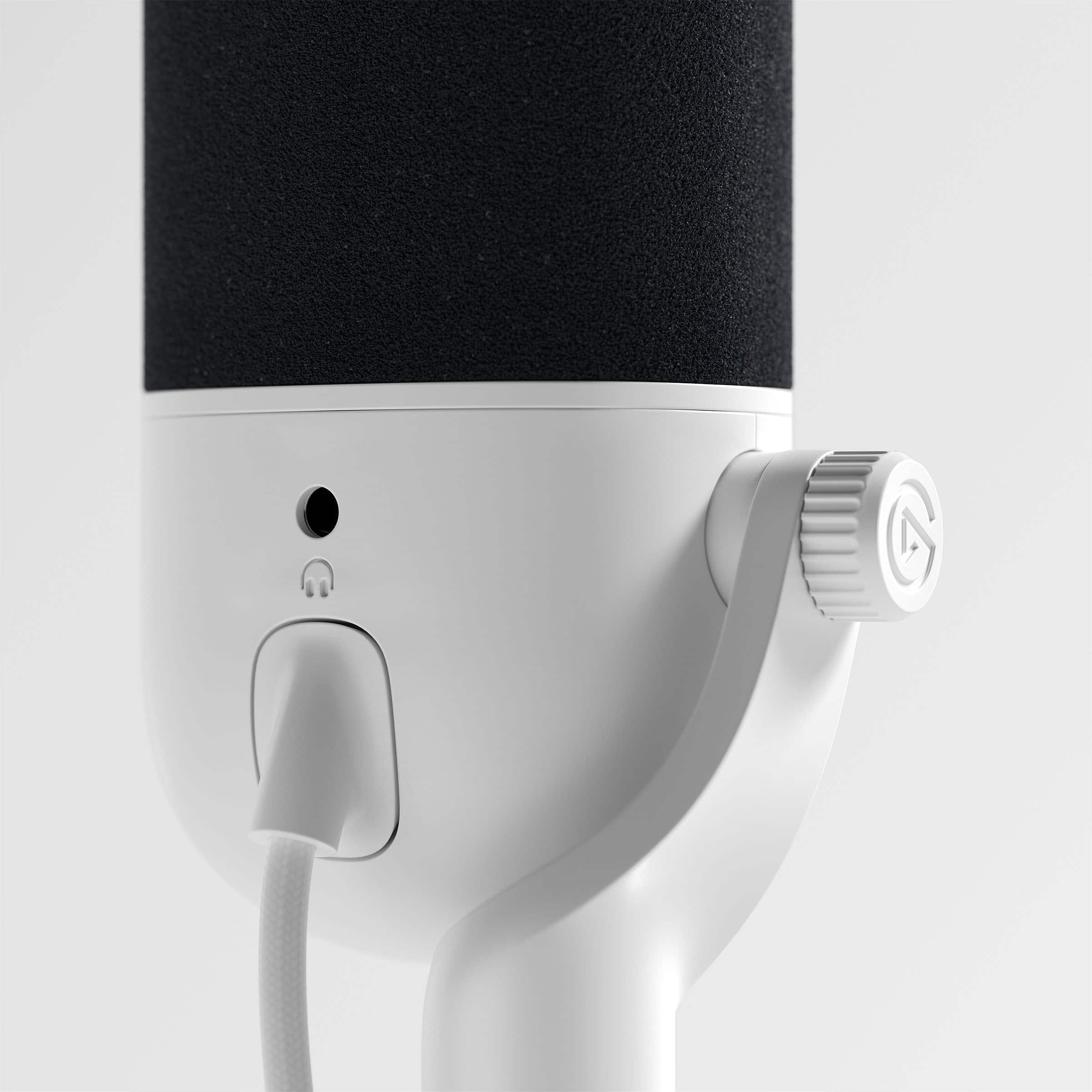 Alt View 18. Elgato - Wave Neo Wired Cardioid Condenser USB Microphone - White.