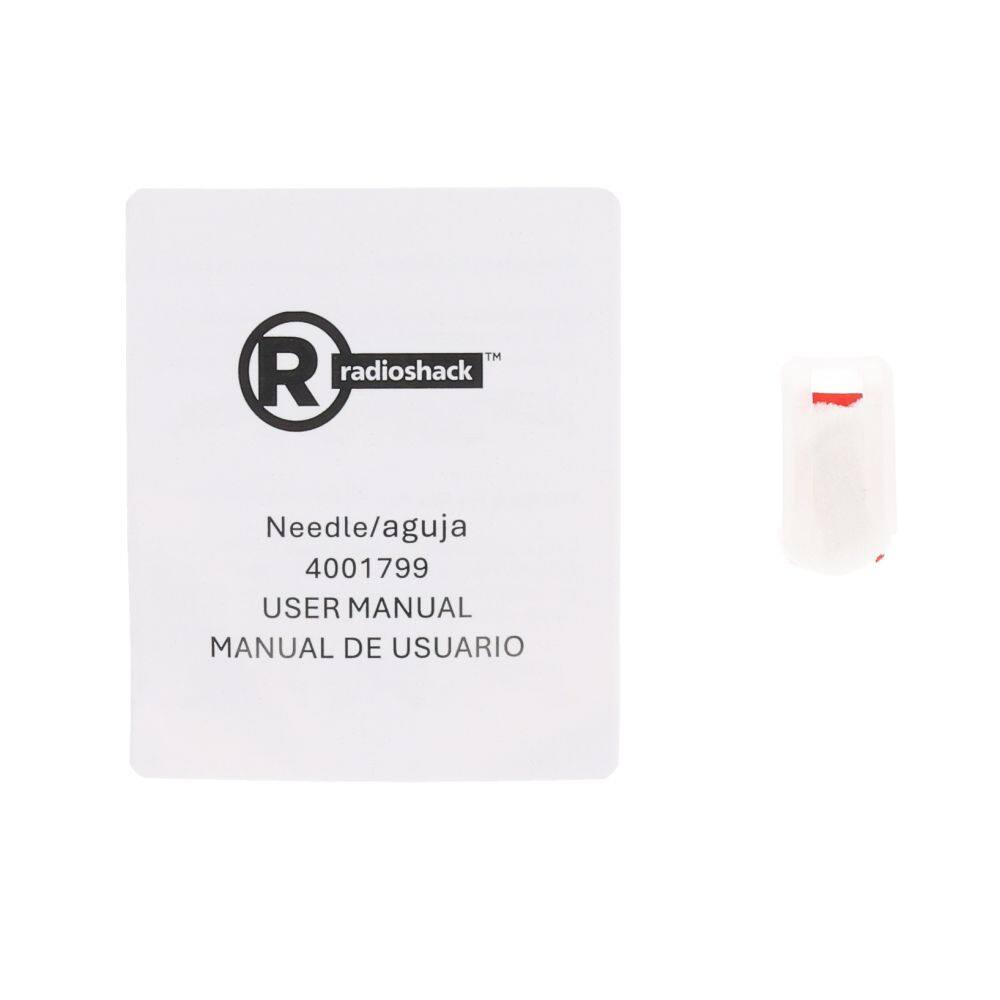 TM R radioshack Needle/aguja 4001799 USER MANUAL MANUAL DE USUARIO