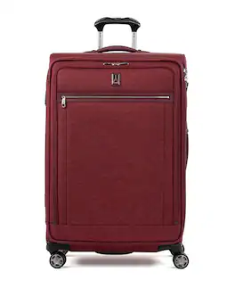Travelpro - Platinum Elite Softside Expandable 29" Checked Spinner - Bordeaux Red