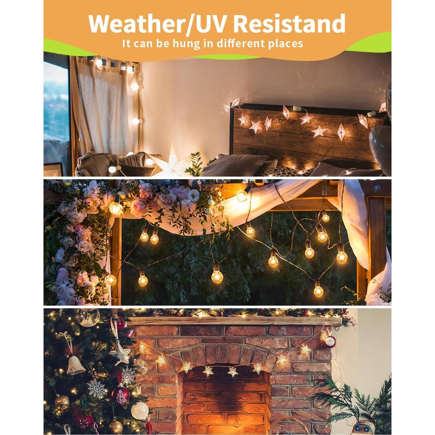 Weather/UV Resistant  
It can be hung in different places