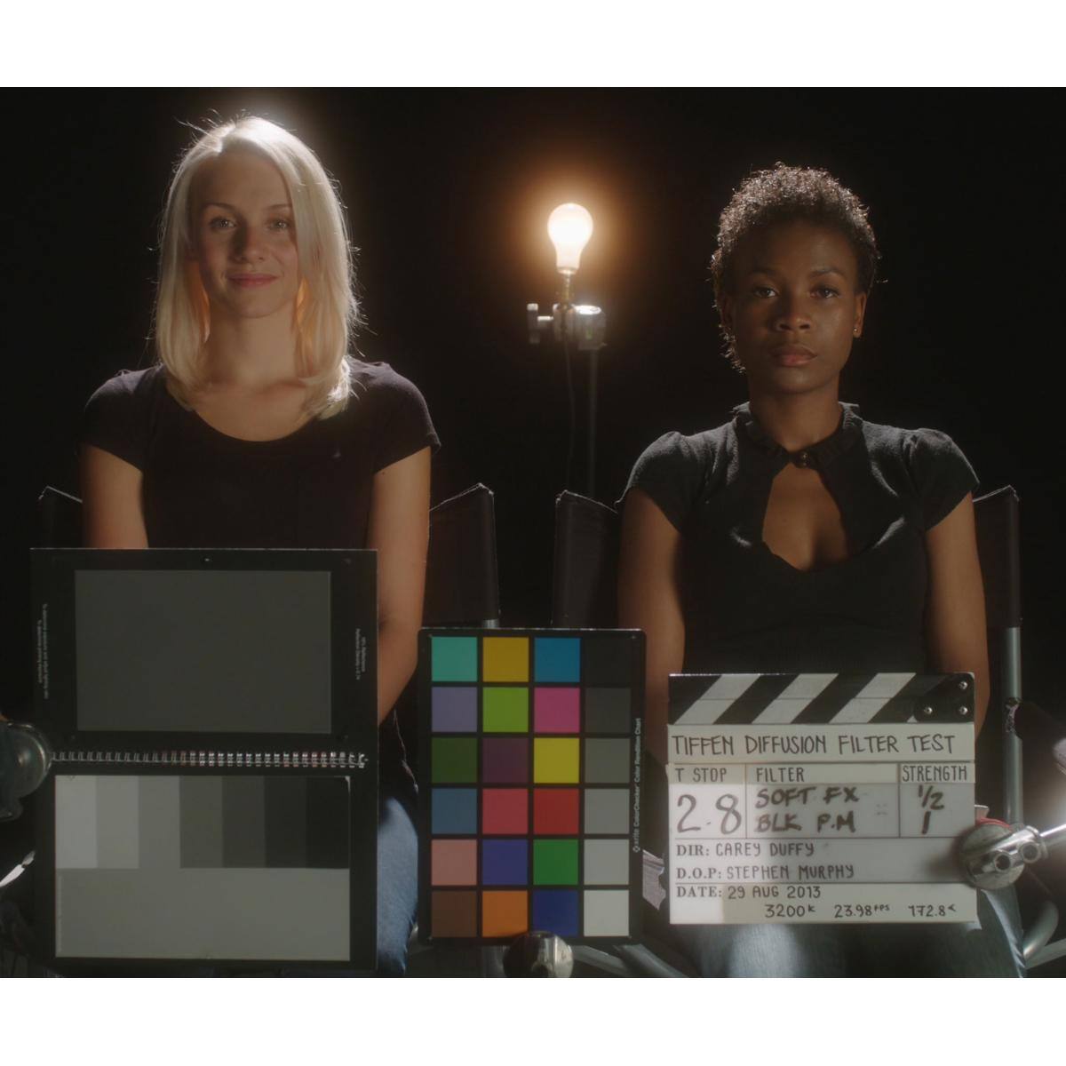 TIFFEN DIFFUSION FILTER TEST  
T STOP FILTER STRENGTH  
SOFT FX 1/2  
2.8 BLK P.M  

DIR: CAREY DUFFY  
D.O.P: STEPHEN MURPHY  
DATE: 29 AUG 2015  
3200k  
23.98F  
172.8
