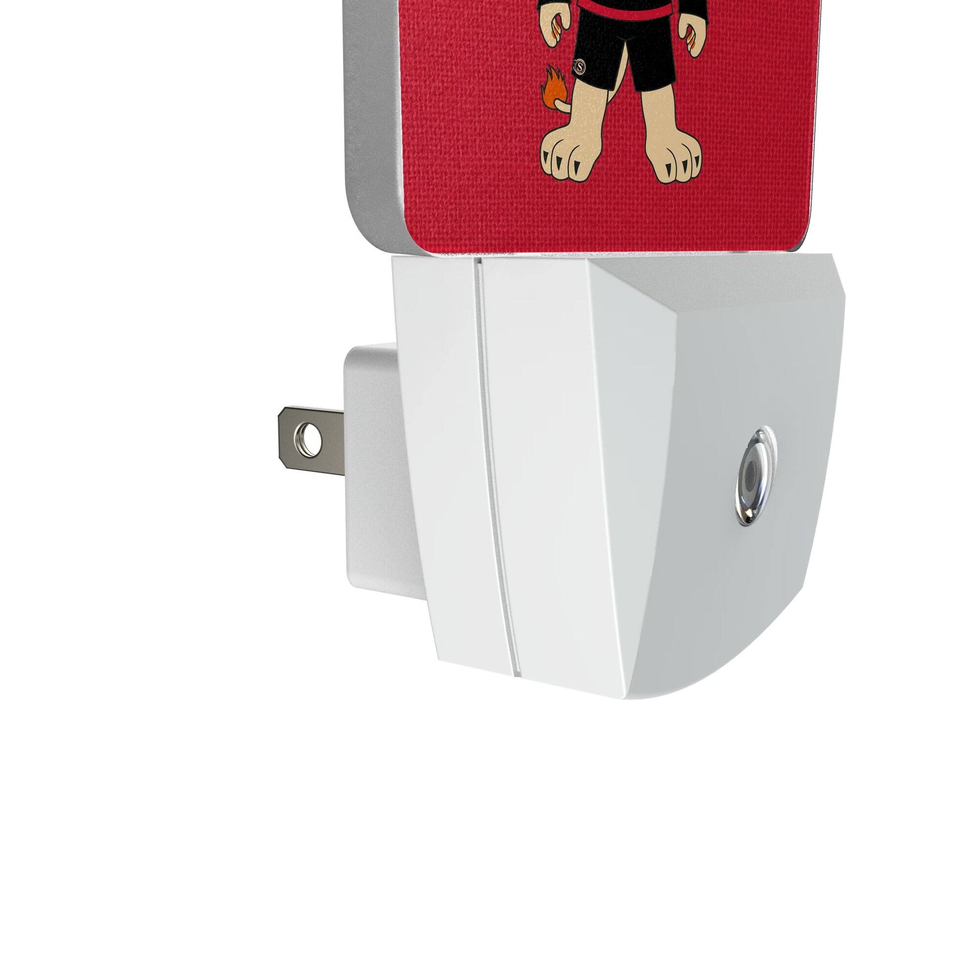 Alt View 2. Keyscaper - Ottawa Senators 2-Pack Solid Design Mascot Nightlight Set - White.