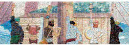 Bandai - Ensky 950-27 One Piece Sign of Friends Mosaic Art Puzzle - COLLECTIBLES - Multicolor