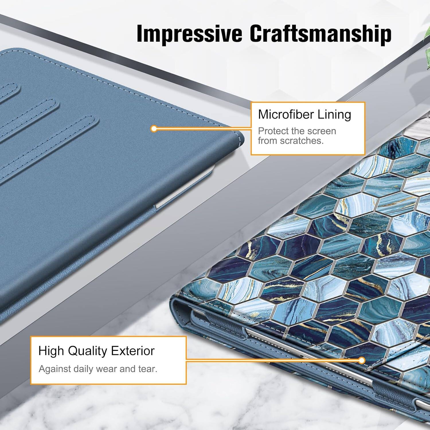 Impressive Craftsmanship

Microfiber Lining
Protect the screen from scratches.

High Quality Exterior
Against daily wear and tear.