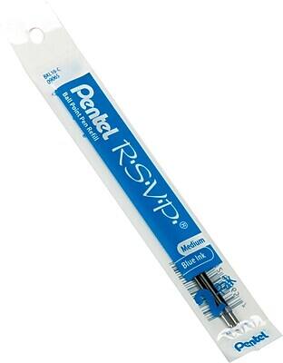 BX1.10C BKI 09065  
Pentel RSVP Ball Point Pen Refill  
RSVP  
Medium Ink  
Blue Ink  
Pentel