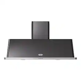 ILVE - 60 inches - Externally Vented - Wall Range Hood - Glossy Black