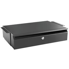 Mount-It! - Under Desk Drawer with Locking Mechanism for Secure Workspace Storage & Office Organization - Black
