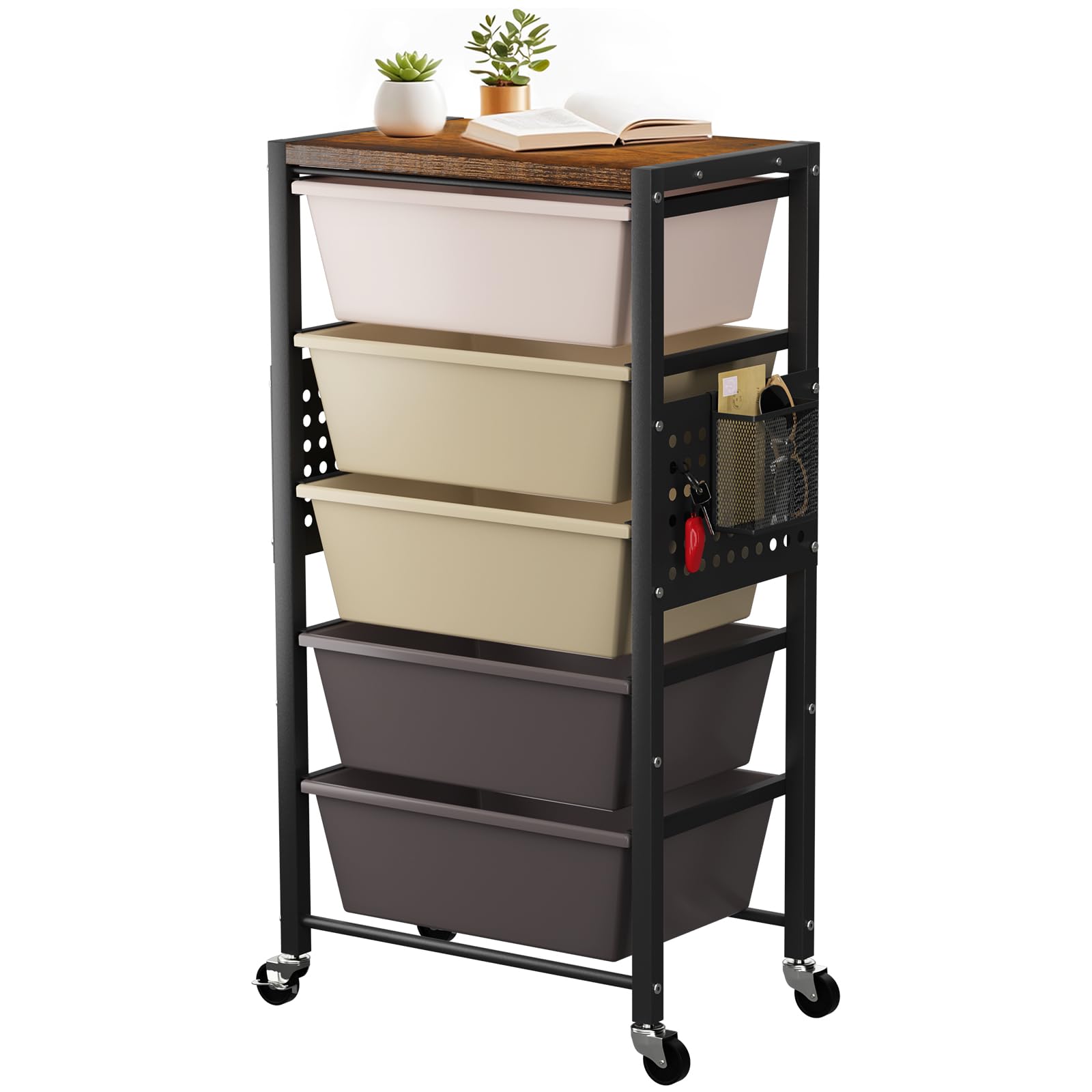 Dark Brown 5-Drawer