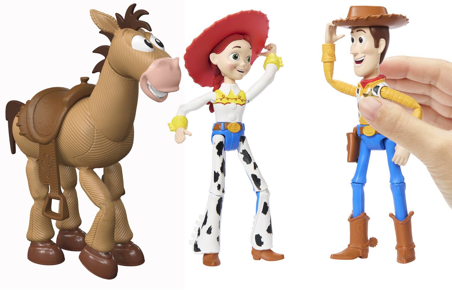 Alt View 4. Mattel - Mattel - Disney and Pixar Toy Story Storytellers Woody's Roundup Pack   - Collectibles - Multicolor.