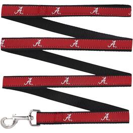 StadiumSpot - Alabama Tide 4' Narrow Dog Leash - Crimson