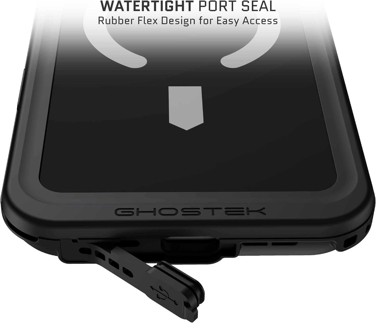WATERTIGHT PORT SEAL  
Rubber Flex Design for Easy Access  

GHOSTEK