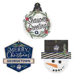 Jardine - Georgetown Hoyas Ornament Bundle - White