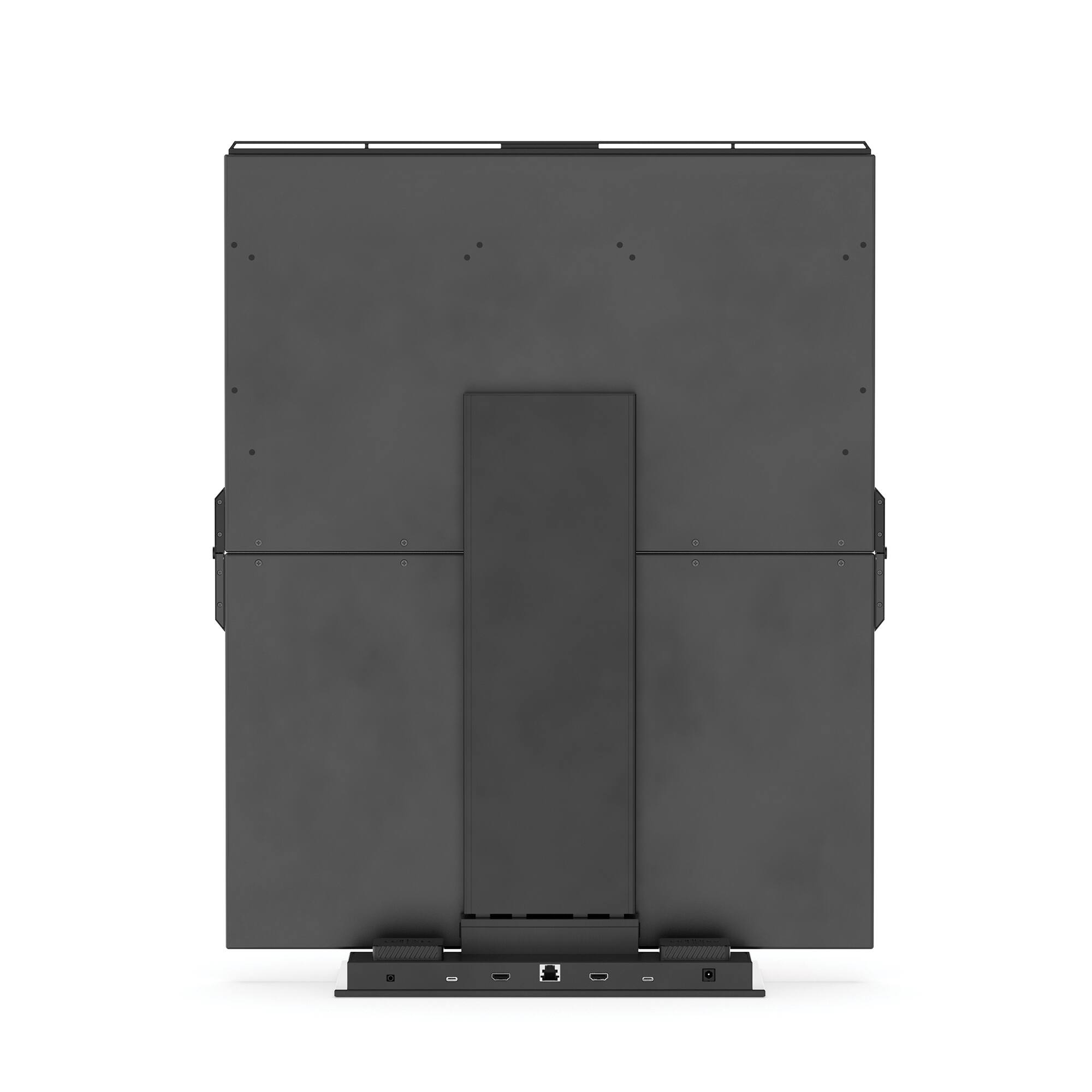 Back. Mobile Pixels - Geminos T FHD 24" LCD Monitor - Black.