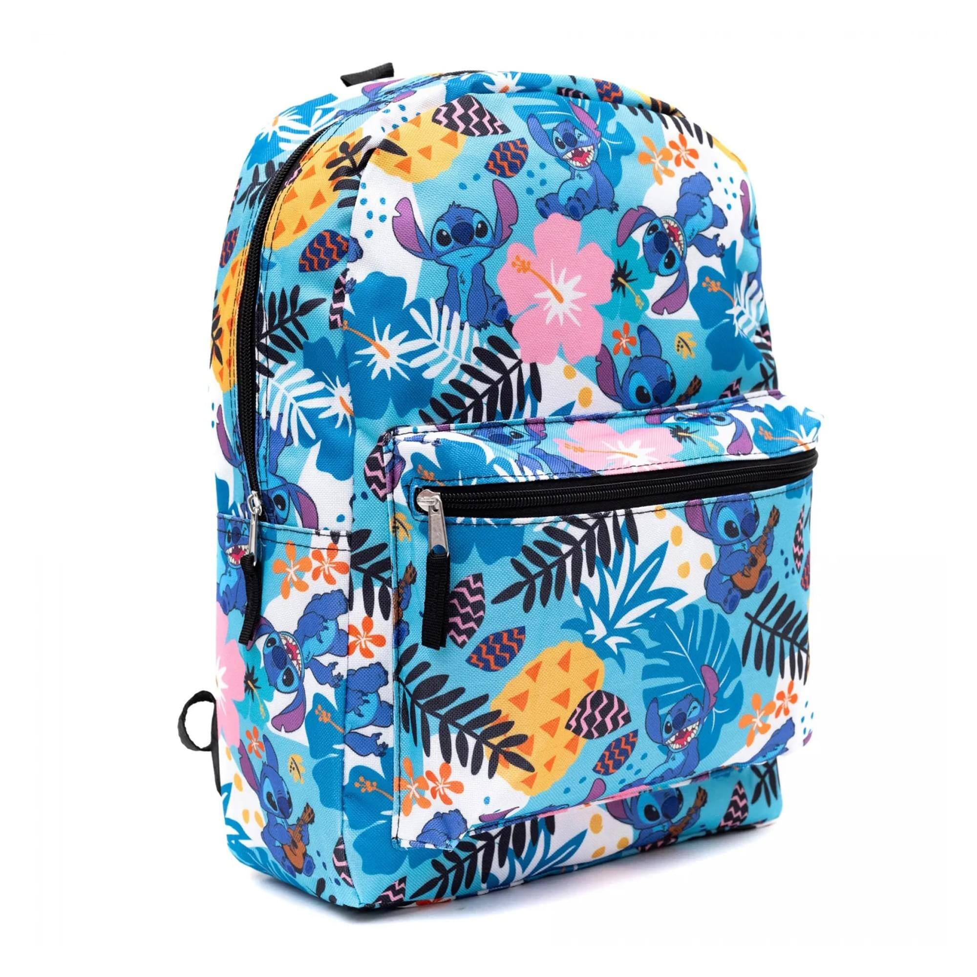 Alt View 1. Disney - Disney Lilo & Stitch Tropical Days 16 Inch Kids Backpack - Blue.