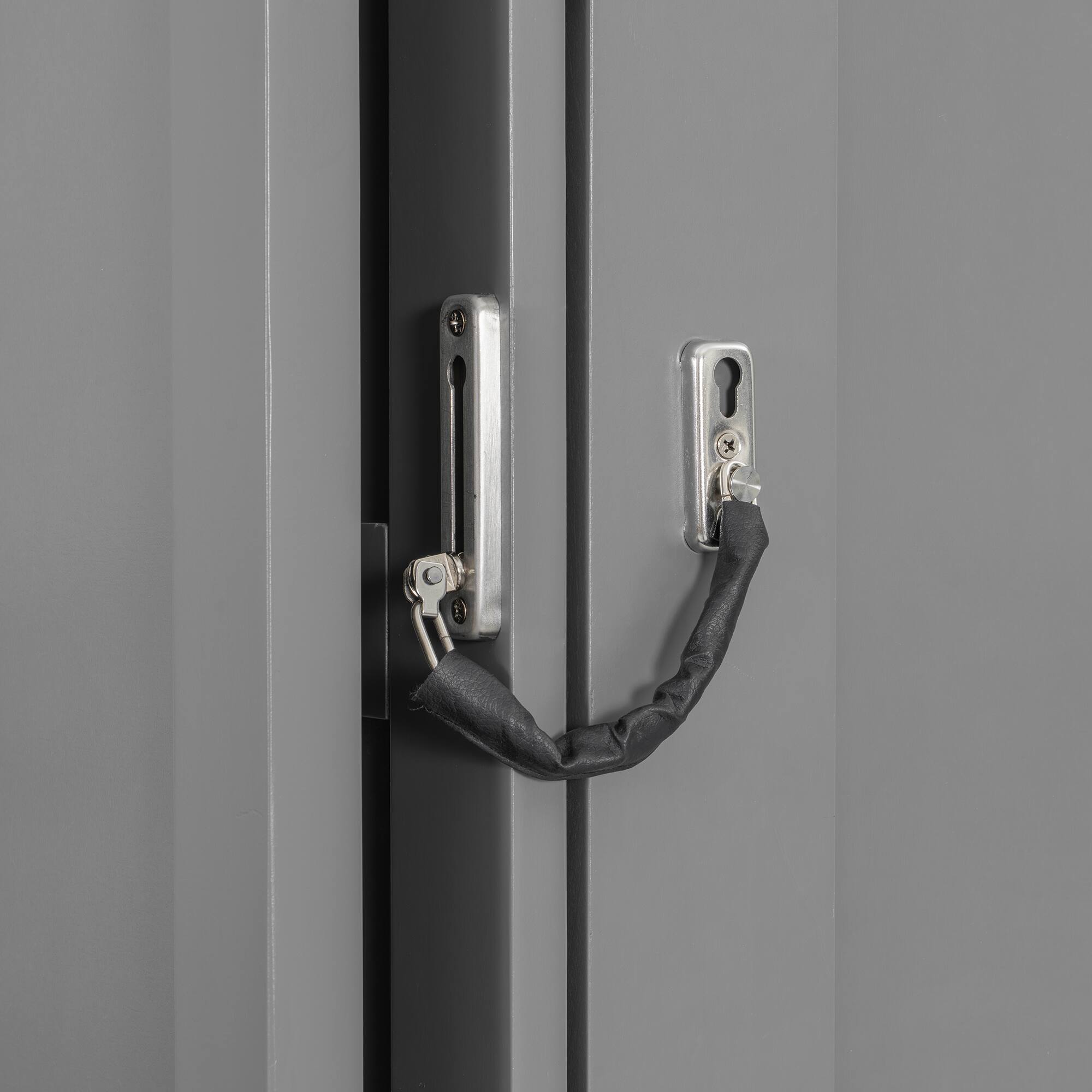 Alt View 6. Anysun - Rotating Queen Murphy Bed - Hidden Storage Racks, Space-Saving Multifunctional Wall Bed for Home Office & Small Rooms - Gray.