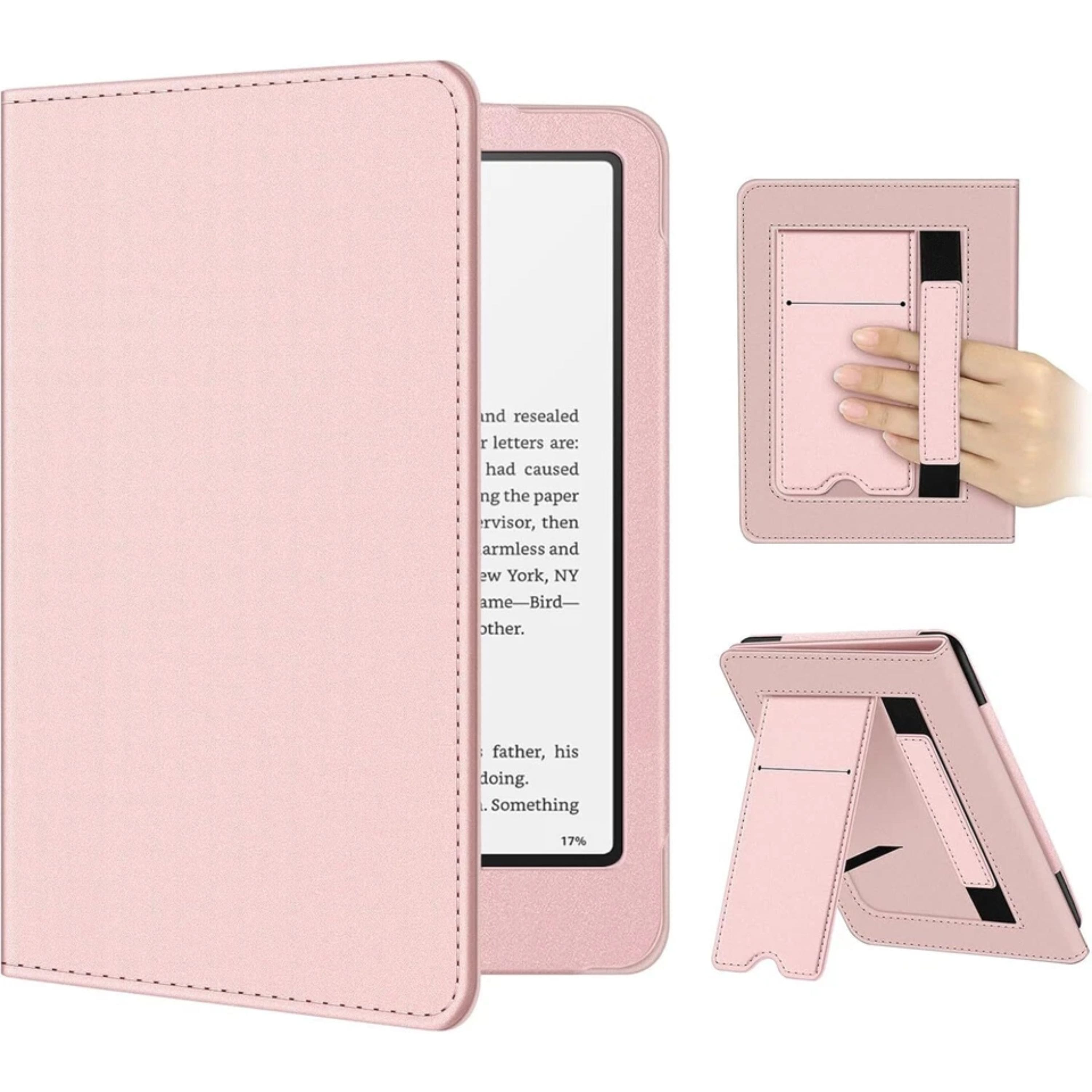 "Kitcheniva - 7"" Kindle Paperwhite Case 12th/11th Gen 2024/2021 Foldable Stand Cover - Rose Gold" price history on PriceWatchPro