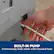 BUILT-IN PUMP
Continuously drain water with included hose