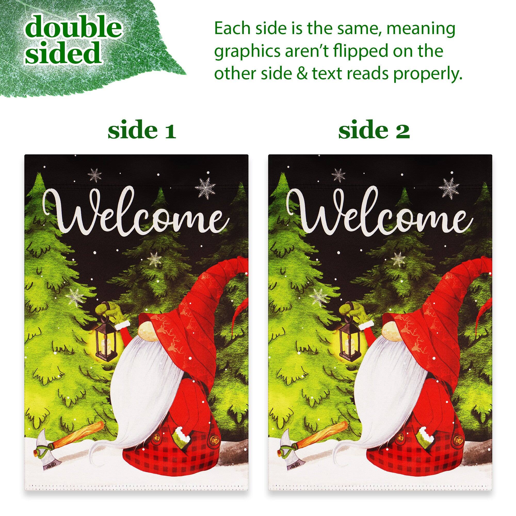 double sided

Each side is the same, meaning graphics aren't flipped on the other side & text reads properly.

side 1

Welcome

side 2

Welcome