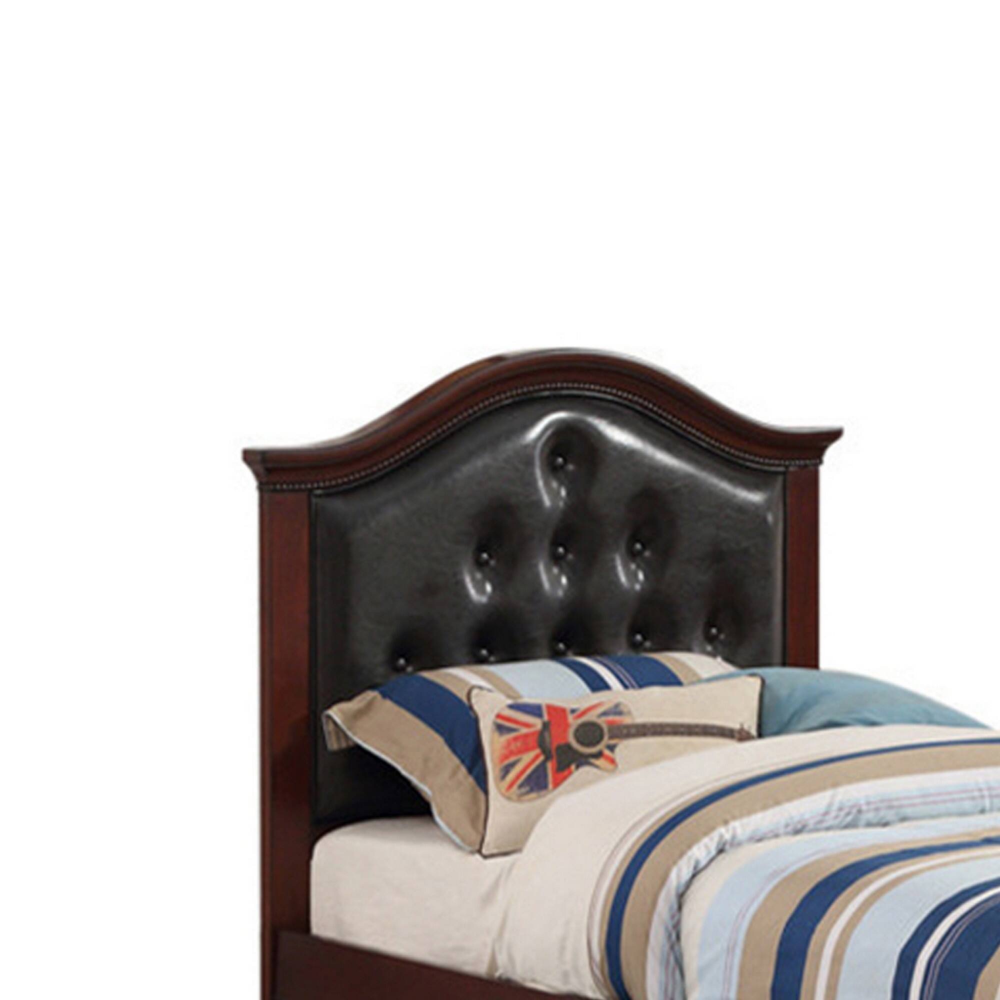 Alt View 1. Manhattan Lane - Cherub Twin Size Bed With Trundle - Brown & Black.