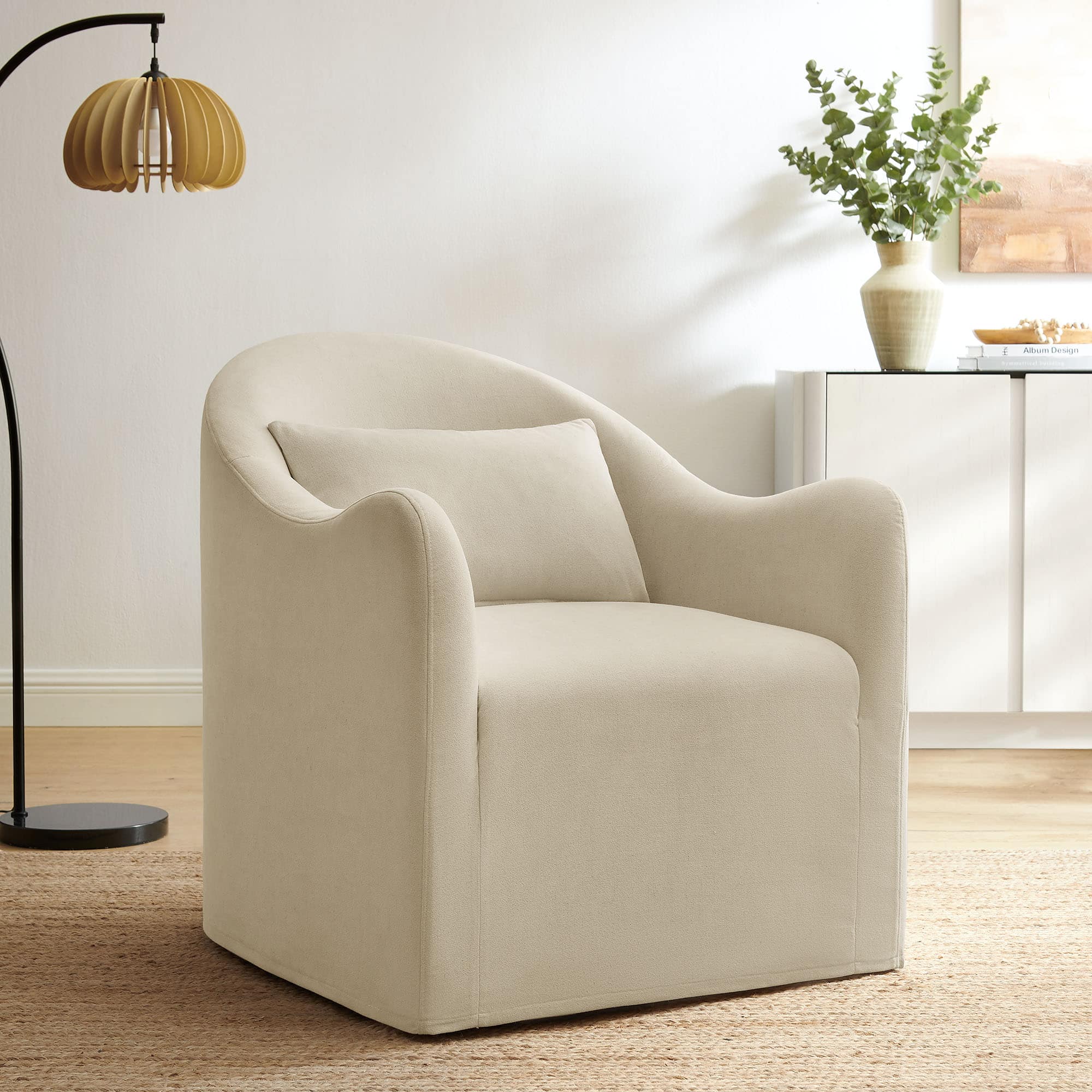 Bardot Slipcovered Blend Accent Chair by Modway - Linen price history on PriceWatchPro