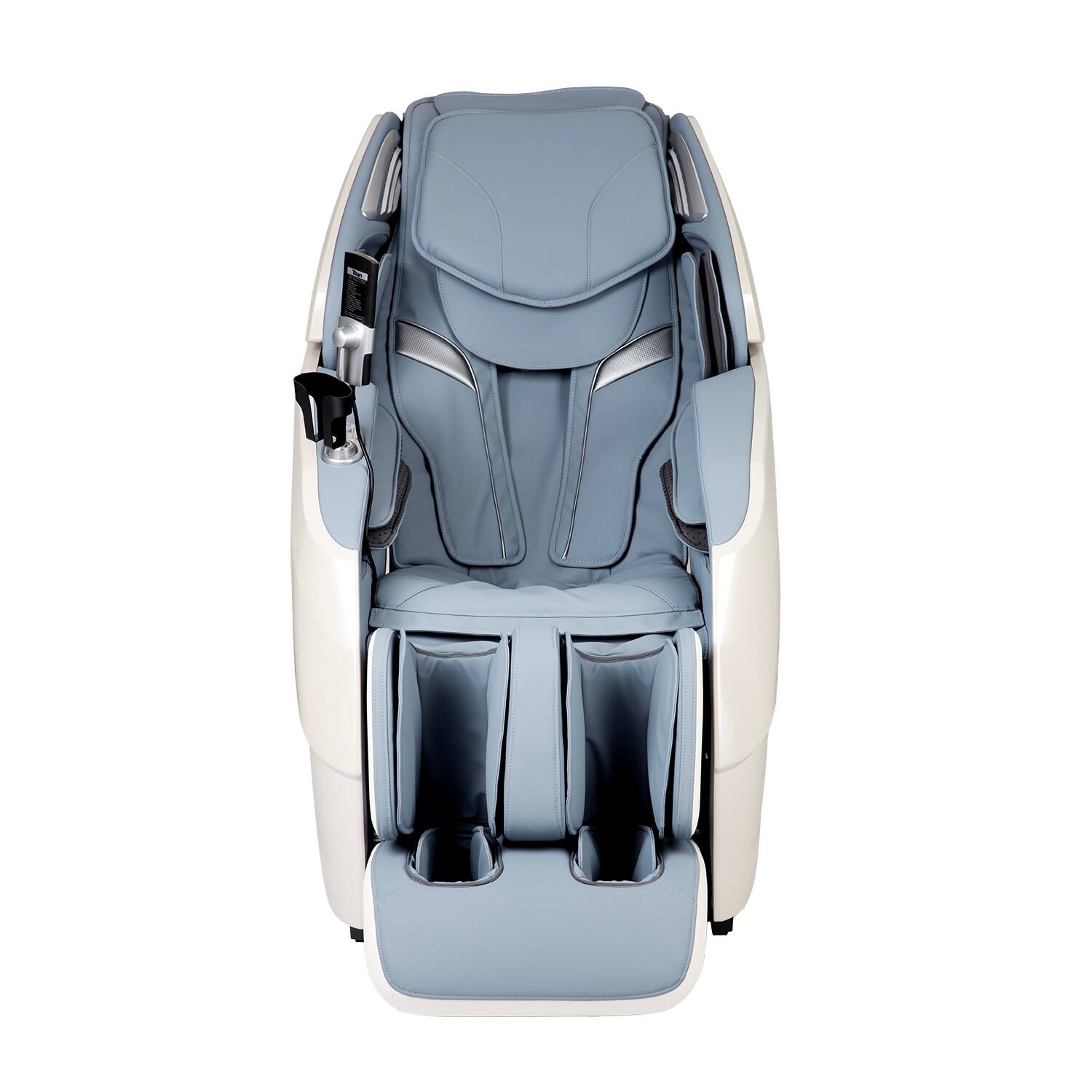 Angle. Titan - Titan - 4D Rejuv Zero Gravity Massage Chair with Thai Stretch, AI Technology - Blue - Blue.