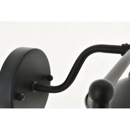 Living District - Etude 2 light Wall Sconce - Black