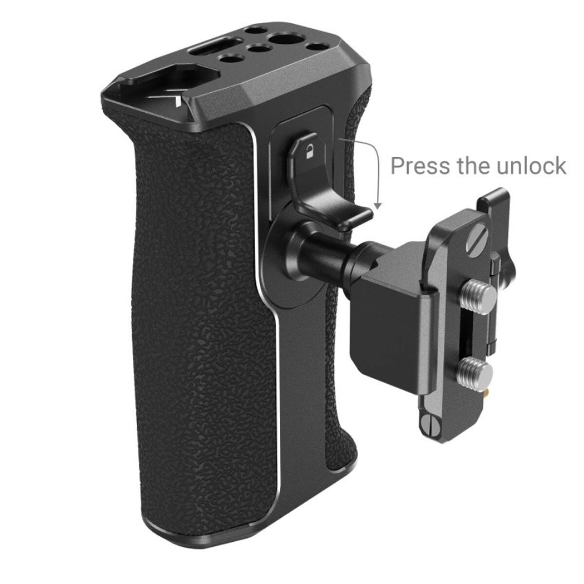 Press the unlock