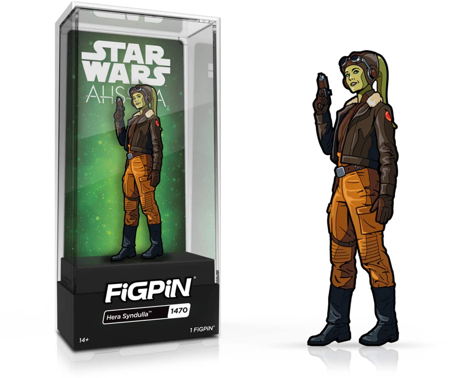 PopMarket - FiGPiN - Star Wars: Ahsoka - Hera Syndulla Enamel Pin (1470) - COLLECTABLES - Multicolor