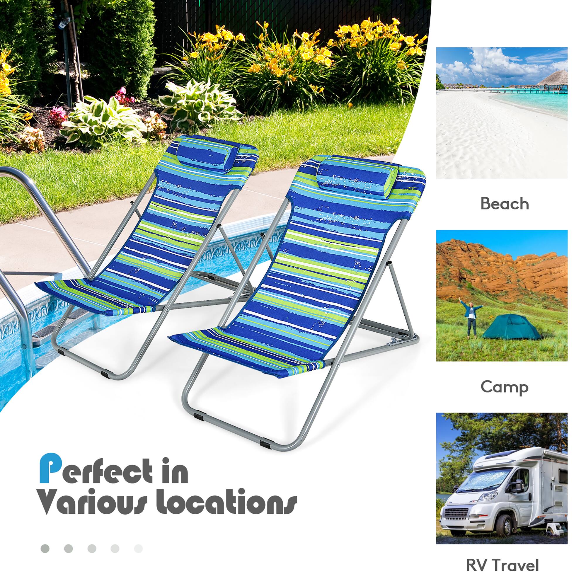 Beach  
Camp  
RV Travel  

Perfect in Various locations