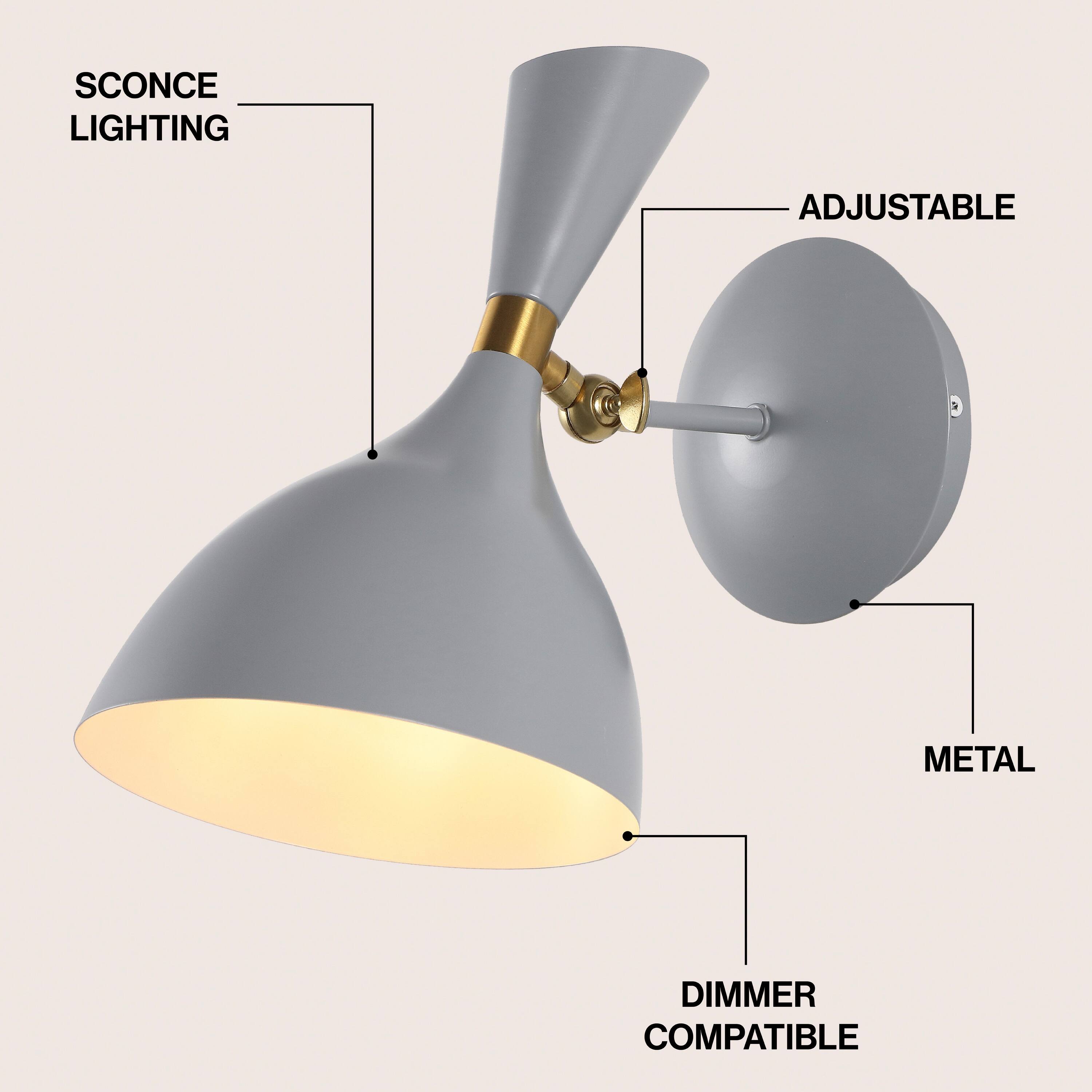 SCONCE LIGHTING  
ADJUSTABLE  
METAL  
DIMMER COMPATIBLE