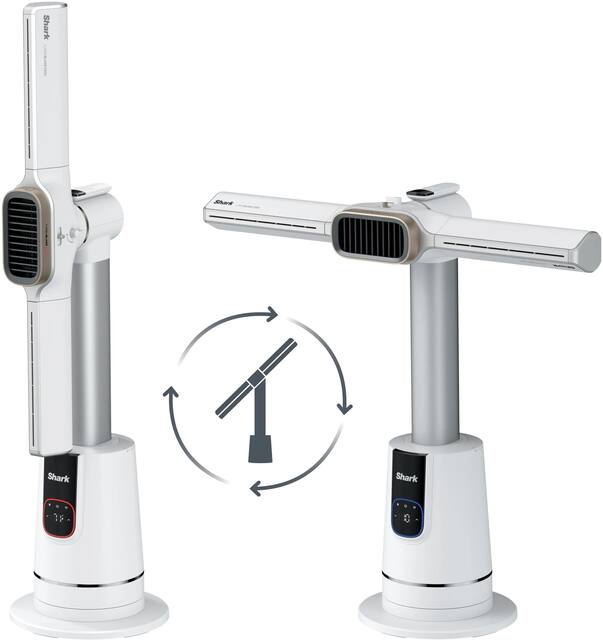 Shark - TurboBlade Cool + Heat Bladeless Tower Fan & Heater - White