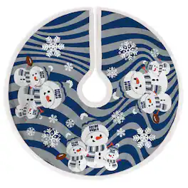 Pegasus - Indianapolis Colts Snowman Sherpa Christmas Tree Skirt - Multicolor