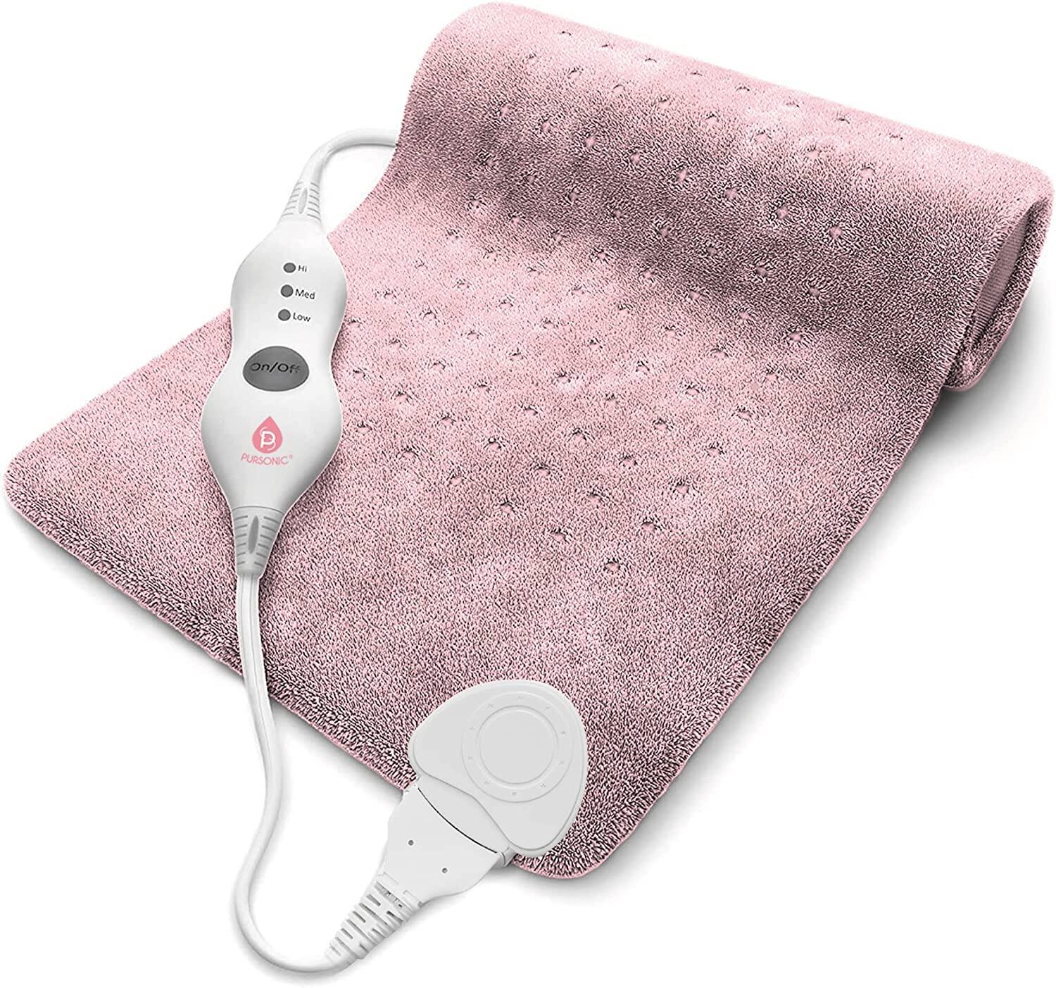 Pursonic - Electric Heating Pad - Rose Gold