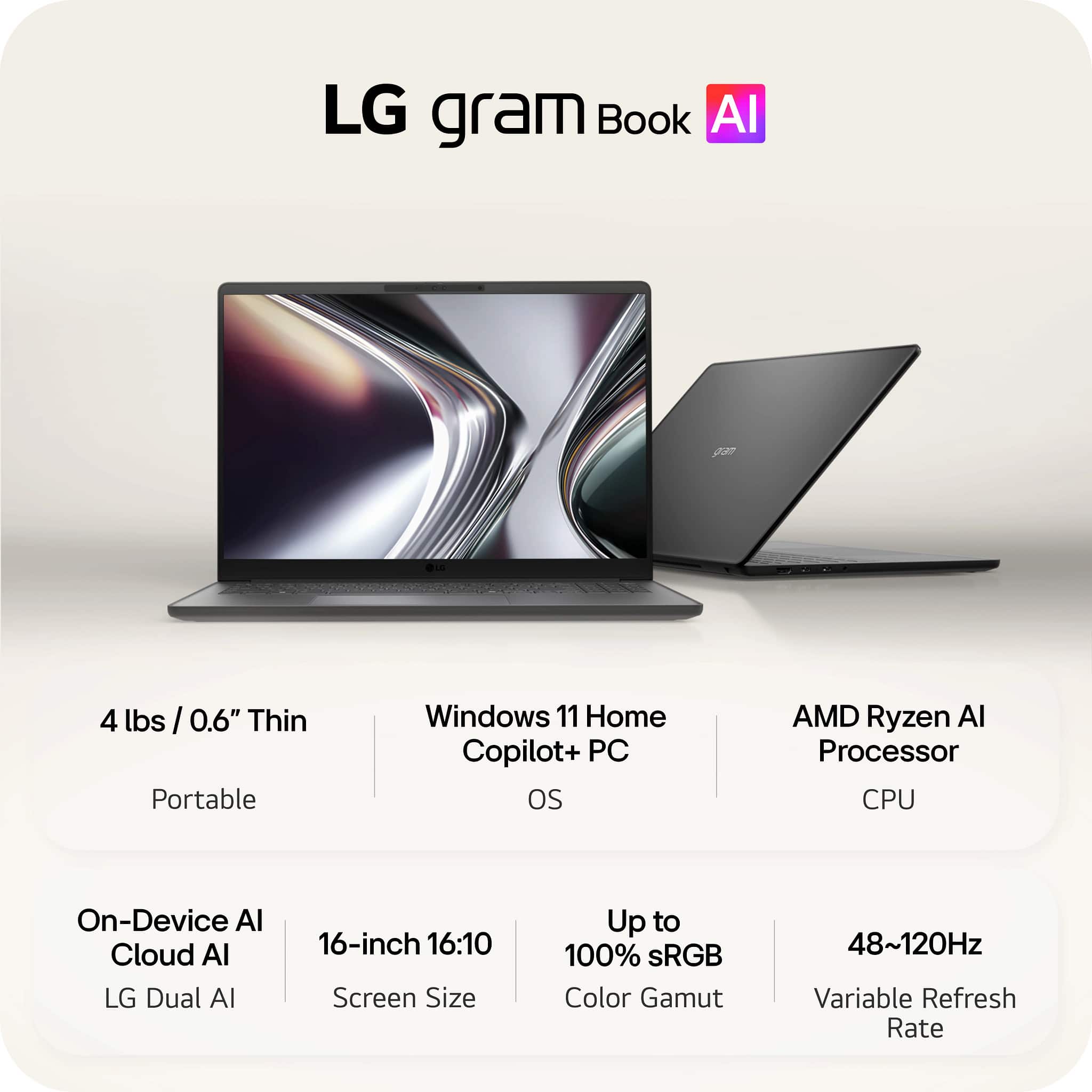 LG gram Book 16
