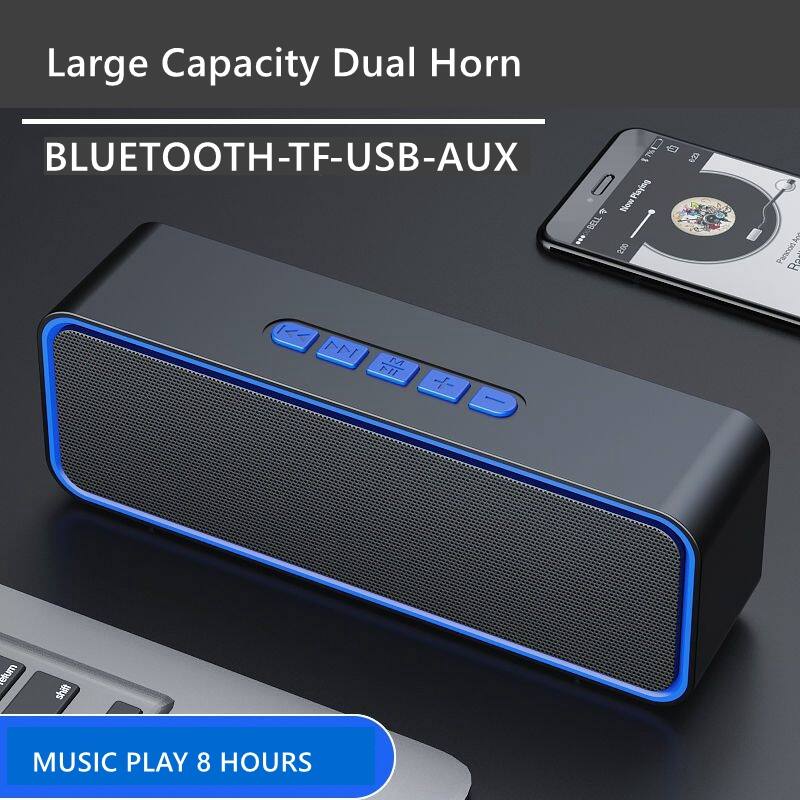 Large Capacity Dual Horn  
BLUETOOTH-TF-USB-AUX  
MUSIC PLAY 8 HOURS