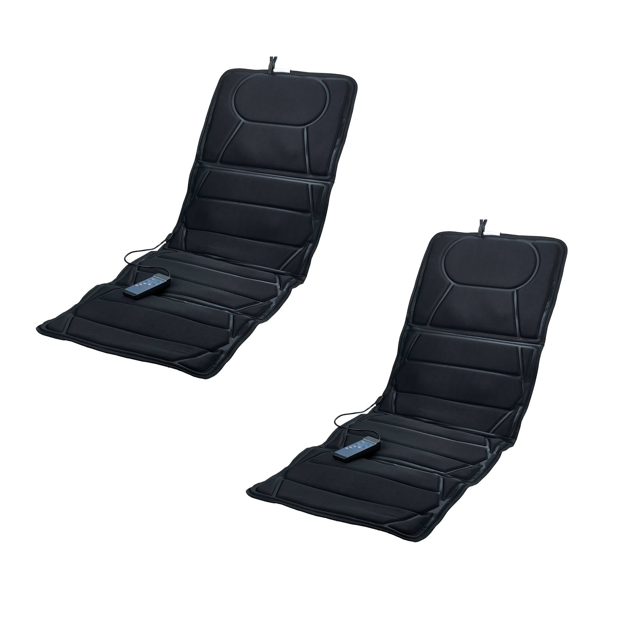 Front. Pursonic - Pursonic Full-Body Massage Mat with Heat 2 pack – Multi-Zone Vibration Relief for Back, Lumbar & Legs.