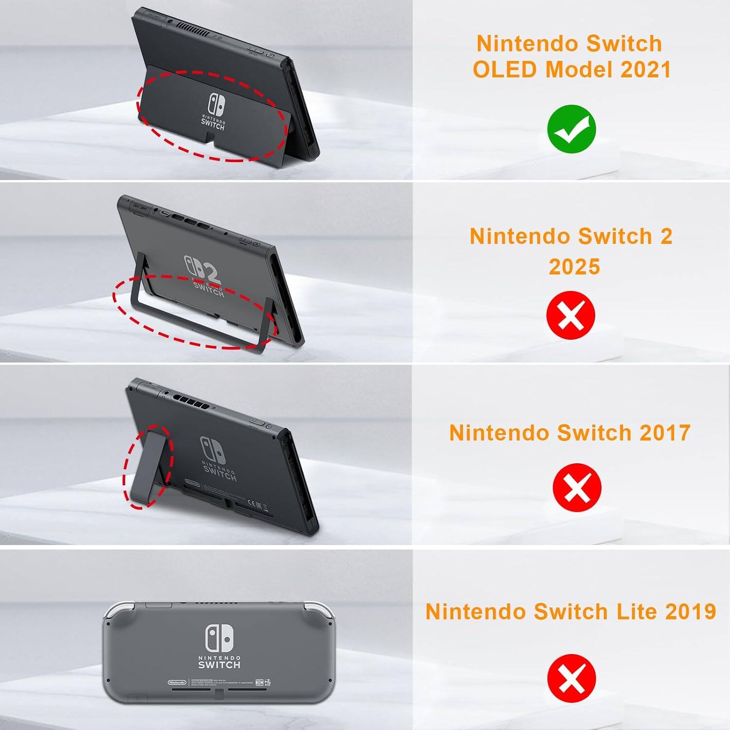 AB SWITCH  
Nintendo Switch OLED Model 2021  
CB2 SWITCH  
Nintendo Switch 2 2025 X  
SWITCH CERE  
Nintendo Switch 2017 X  
Nintendo Switch Lite 2019  
NINTENDO SWITCH - X
