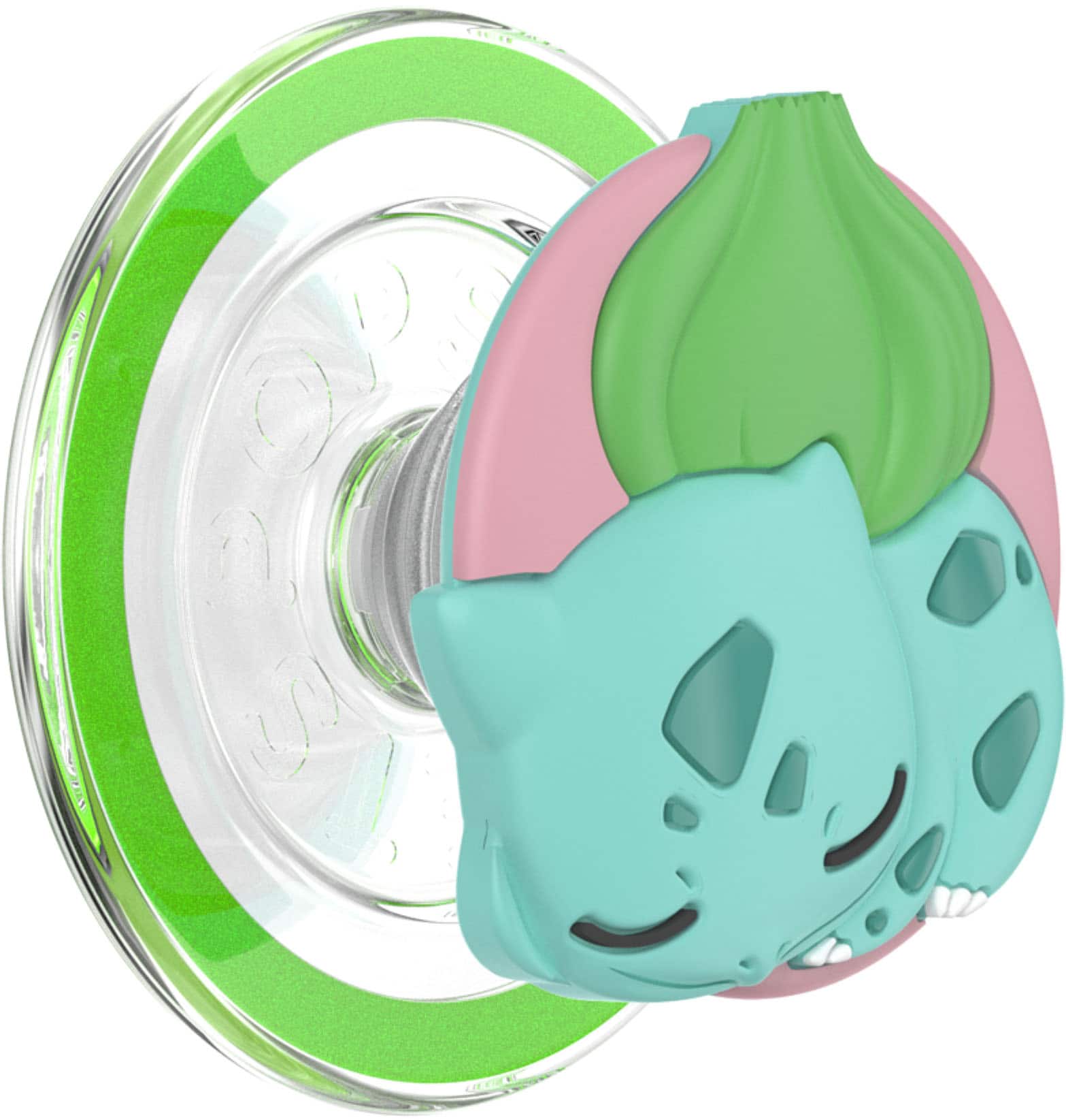 PopSockets - MagSafe PopGrip Universal Magnetic Grip & Stand with Adapter Ring for Cell Phones - Sleepy Bulbasaur