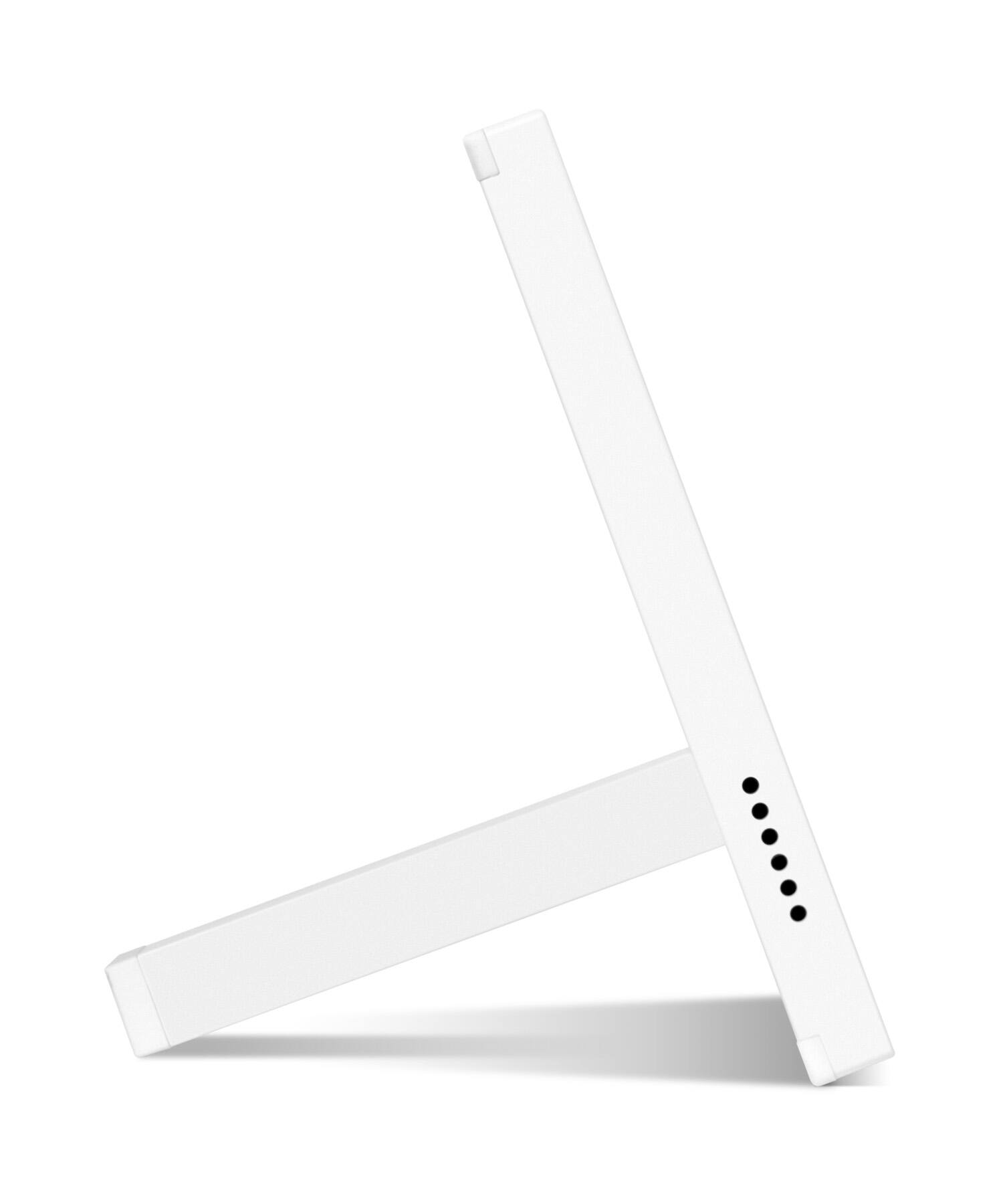 Alt View 7. Aluratek - 10.1" Calendar and Digital Photo Frame with WiFi, Touchscreen IPS LCD Display, No Subscription Fee and 32GB - white.