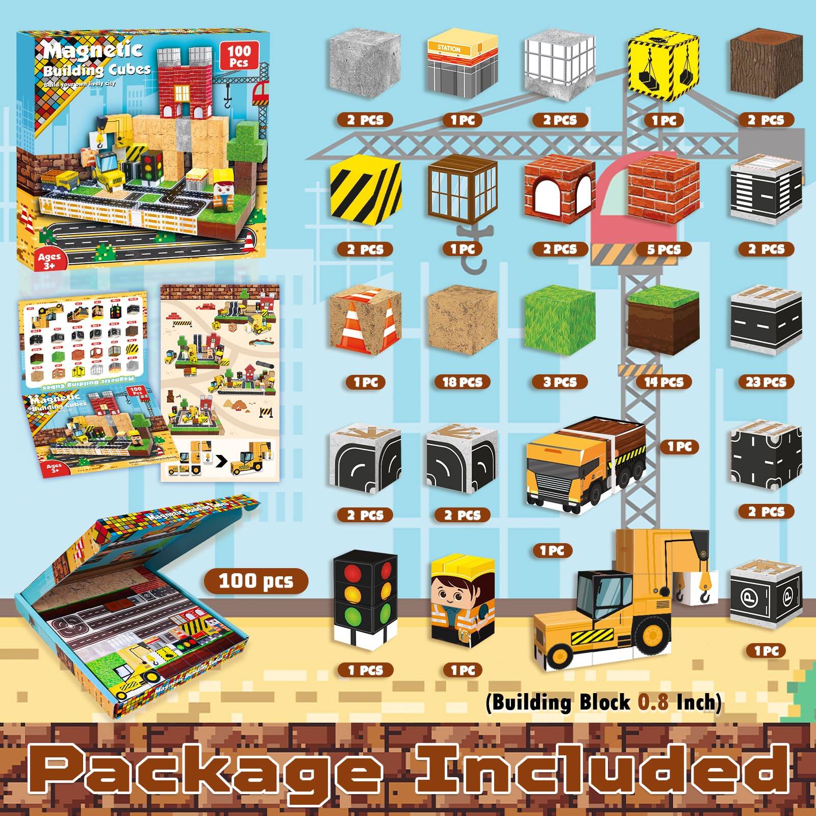 Magnetic Building Cubes  
100 Pcs  
Ages 3+  

Package Included:  
- 2 PCS  
- 1 PC  
- 2 PCS  
- 1 PC  
- 2 PCS  
- 1 PC  
- 2 PCS  
- 1 PC  
- 2 PCS  
- 1 PC  
- 2 PCS  
- 1 PC  
- 2 PCS  
- 1 PC  
- 2 PCS  
- 1 PC  
- 2 PCS  
- 1 PC  
- 2 PCS  
- 1 PC  
- 2 PCS  
- 1 PC  
- 2 PCS  
- 1 PC  
- 2 PCS  
- 1 PC  
- 2 PCS  
- 1 PC  
- 2 PCS  
- 1 PC  
- 2 PCS  
- 1 PC  
- 2 PCS  
- 1 PC  
- 2 PCS  
- 1 PC  
- 2 PCS  
- 1 PC  
- 2 PCS  
- 1 PC  
- 2 PCS  
- 1 PC  
- 2 PCS  
- 1 PC  
- 2 PCS  
- 1 PC  
- 2 PCS