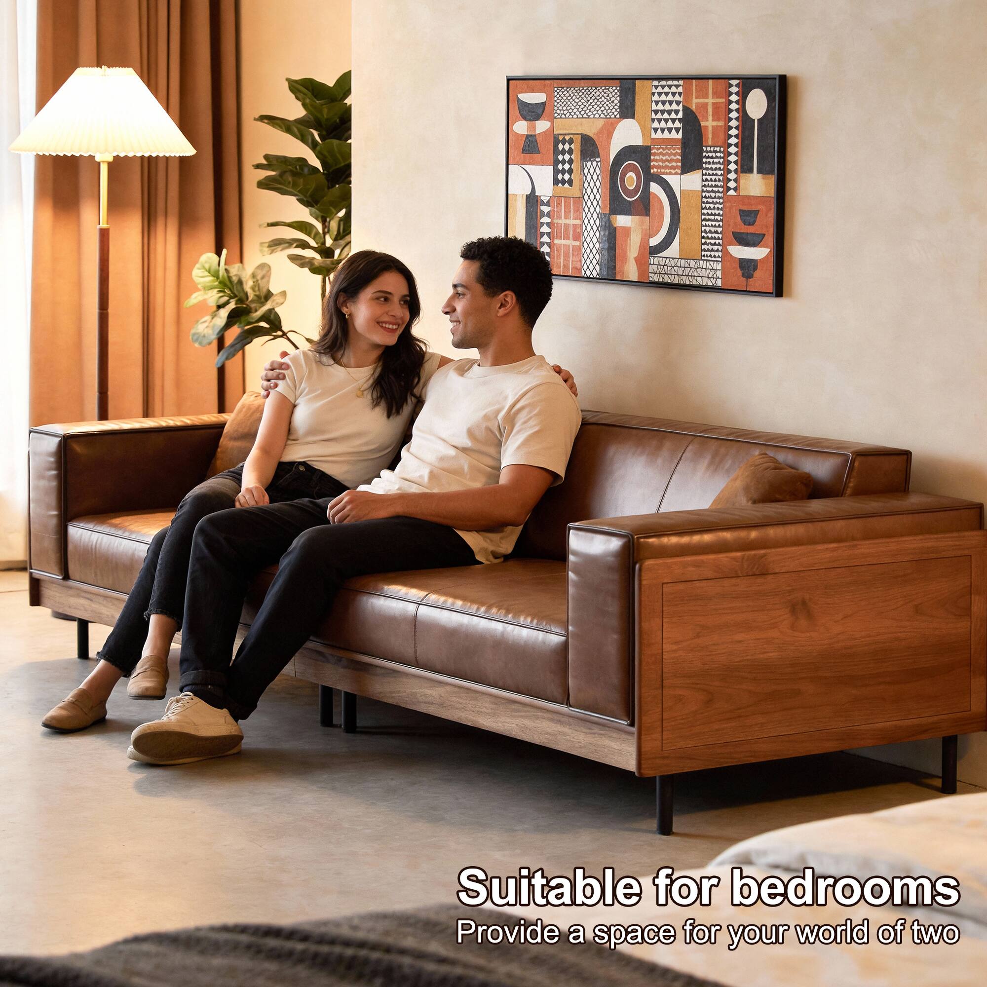 Suitable for bedrooms  
Provide a space for your world of two