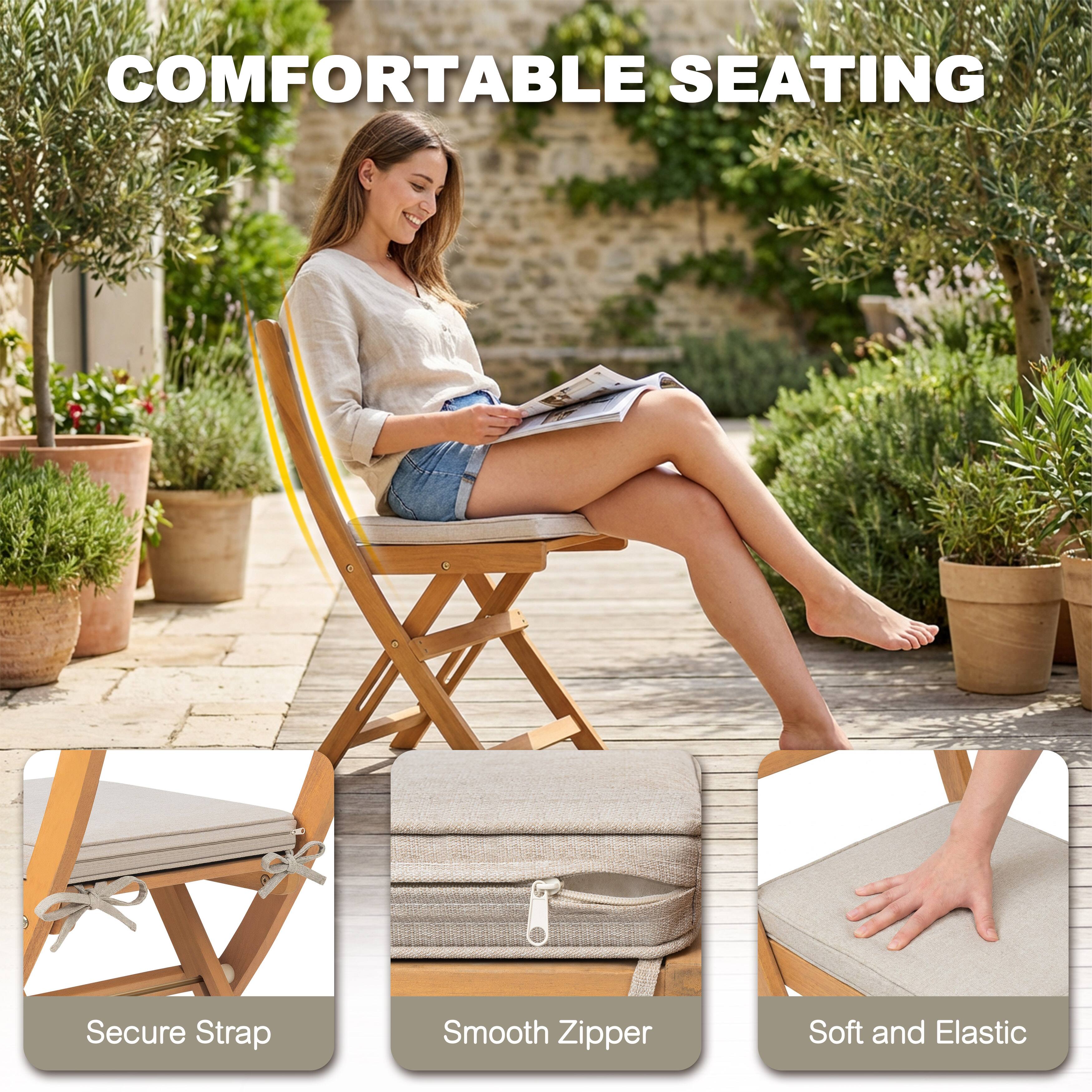 COMFORTABLE SEATING

Secure Strap
Smooth Zipper
Soft and Elastic