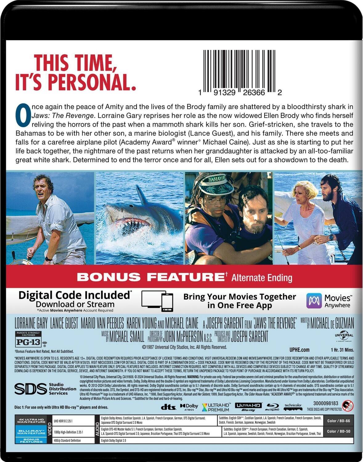Alt View 1. Jaws: The Revenge   - 4K Blu-Ray.