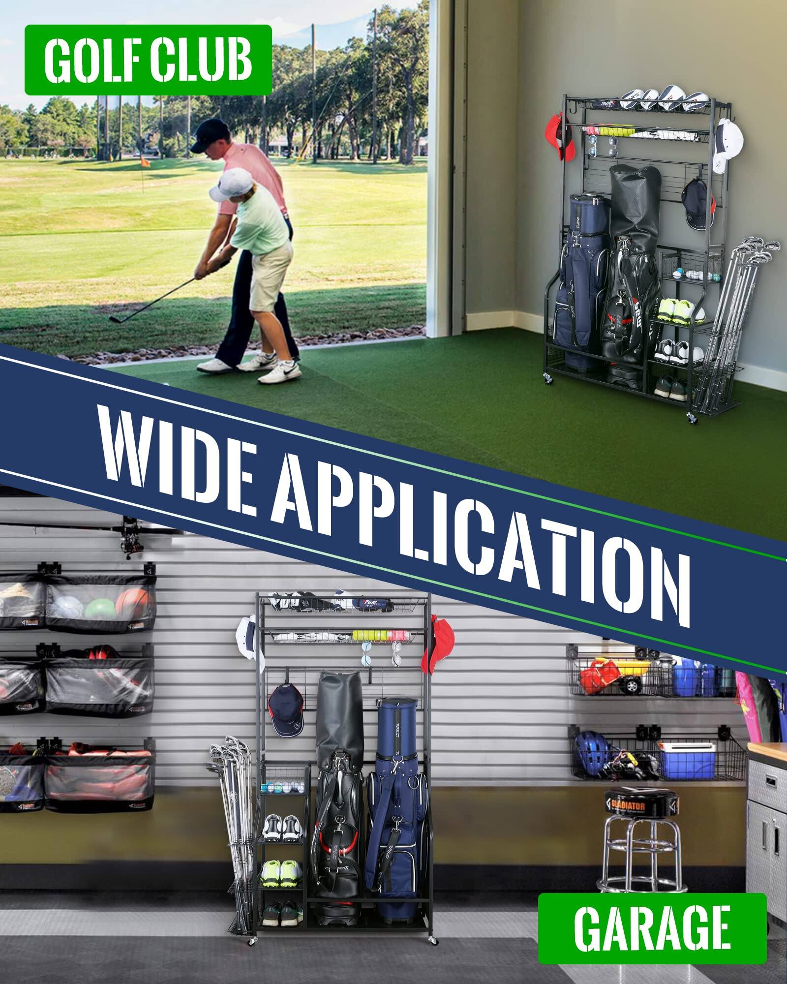 GOLF CLUB  
WIDE APPLICATION  
GARAGE